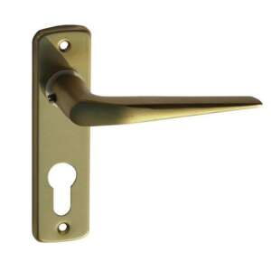 Alu 410 ajtókilincs, pezsgő szín, 55 mm PZ, alumínium, 115 mm kilincs hossz, 135 mm x 35 mm pajzs - Perfekto