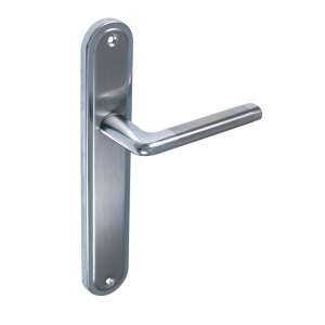 Lindo Pajzsos Szatén és fényes króm 88 mm BB door handle, satin chrome finish - Perfekto