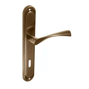Gréta Pro Pajzsos Antik Súrolt Felület 85 mm BB door handle, brushed antique finish, aluminum, 85mm backplate - Door