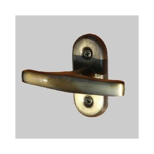 Kľučka na okno Viola Antik s brúseným povrchom v tvare "T"