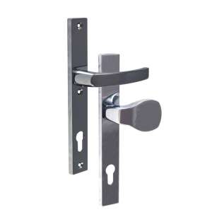 Hero Szögletes Biztonsági Fényes Króm Hengeres Gomb/Kilincs 92 PZ ajtókilincs, króm kivitelben - Perfekto