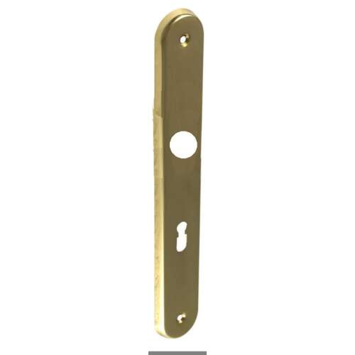Brass door handle cover plate