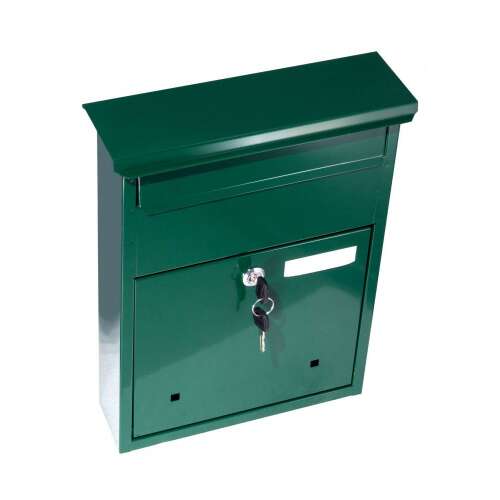 Classic Green Mailbox with Double-Sided Slot 92570484