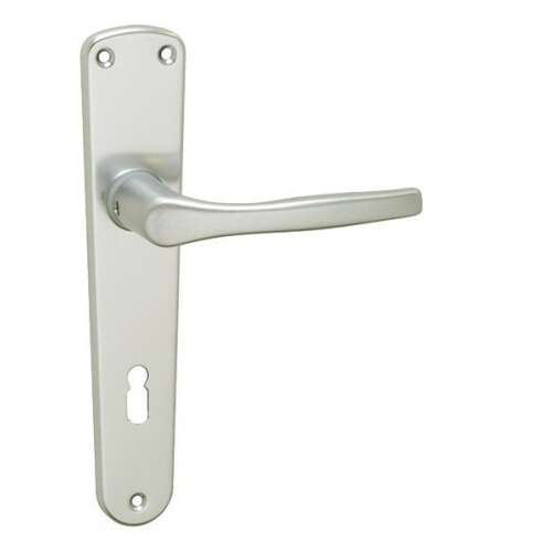 Cala Pajzsos F1 Alu Ezüst 88 mm BB door handle, silver, aluminum, modern design