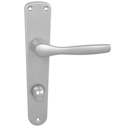 Cala Pajzsos F1 Alu Ezüst 85 mm WC door handle, silver, aluminum, modern design