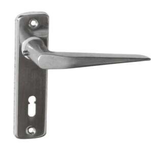 Alu 410 Pajzsos Ajtókilincs F1 Ezüst 55 mm BB door handle, silver, aluminum, 55 mm - Perfekto