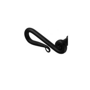 Black forged Serrano balos door handle - Gomboss