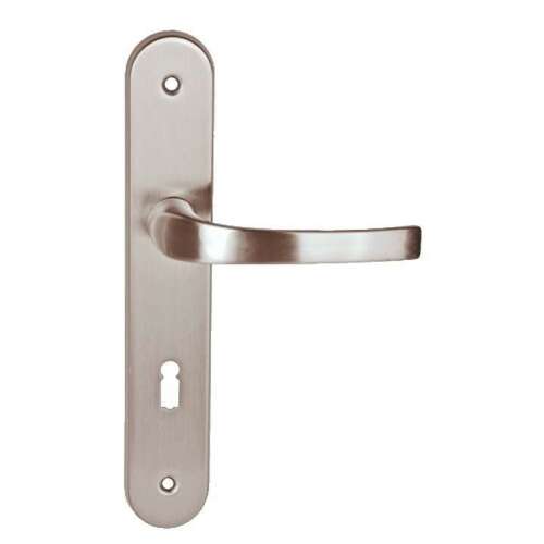 Porto Projekt Satin Chrome Door Handle, 55mm, for interior doors
