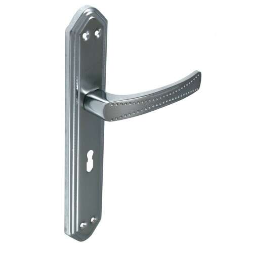 Elza Satin Chrome Door Handle 72 mm PZ