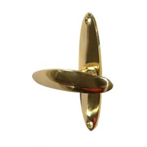 Klamka drzwiowa Francia Réz "T" Alakú, mosiądz, złoty, nowoczesna, minimalistyczna - Gomboss Gałka i klamka do drzwi