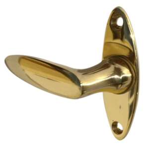 Kľučka dverí Francia Réz "L" Alakú, mosadz, zlatá, vintage, starožitná, kovanie dverí - Gomboss Gule a kľučky dverí