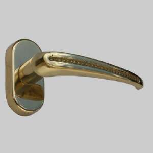Barokk brass window handle with positioning mechanism - Gomboss