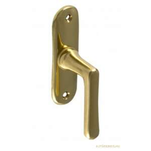 Nosztalgia Original Stefánia cast brass window handle with shield - Door