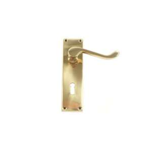 Réz ajtókilincs kulcslyukkal - Perfekto