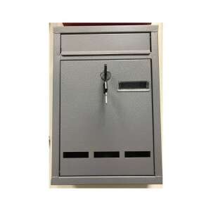 Grey Wall-Mounted Mailbox 92572927 - Mailbox