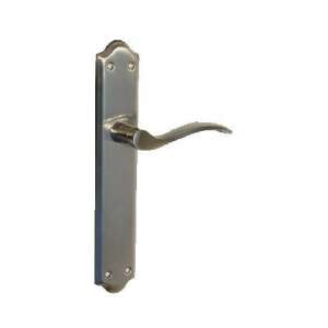 Firenze door handle with chrome finish, 88mm, satin finish - Open shutter