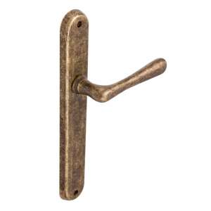 Olasz Elegant Patinás Antik 55 mm door handle, antique brass finish - Construction & Renovation