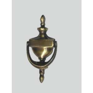 Antique brass door knocker - Gomboss