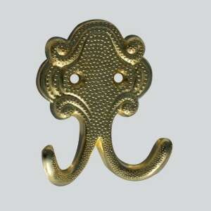 Zlatý dvojitý háčik s ozdobným vzorom - Skladovanie a organizovanie