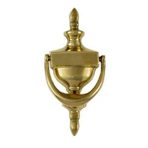 Mosadzný kľuka na dvere, hladký, klasický dizajn - Gomboss