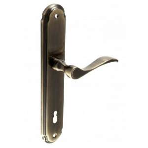 Lara Antique Brushed Surface Door Handle 88 mm PZ - Perfekto