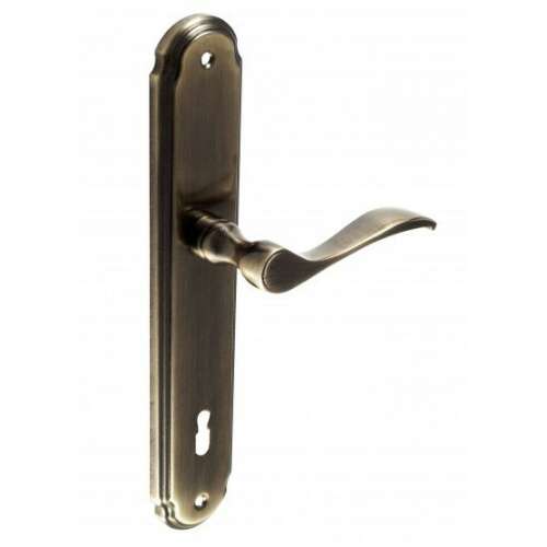 Lara Antique Brushed Surface Door Handle 88 mm PZ
