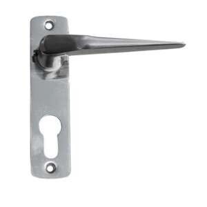 Alu 410 Pajzsos Ajtókilincs F1 Ezüst 55 mm PZ ajtókilincs, ezüst, 55 mm - Perfekto