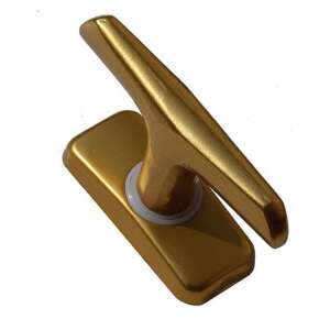 Alu 410 ablakkilincs, arany T-alakú, ablakokhoz - Perfekto