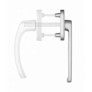 Weißes Fenstergriff-Set für Rollläden, große Größe - Türknäufe & Türklinken