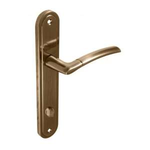 Figo Pajzsos Antik Súrolt Felület 90 mm WC door handle, brushed antique finish - Domino