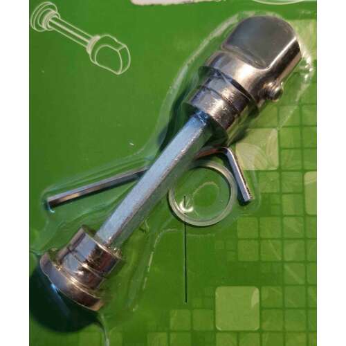 Turner do WC satynowy chrom (z trzonkiem 6 mm)