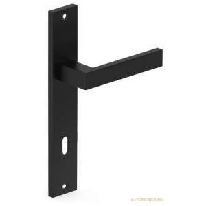 Star Pajzsos Fekete 55 mm PZ door handle, black, modern design - Door