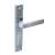 Star Pajzsos Szatén Króm Felület 85 mm WC door handle, chrome finish