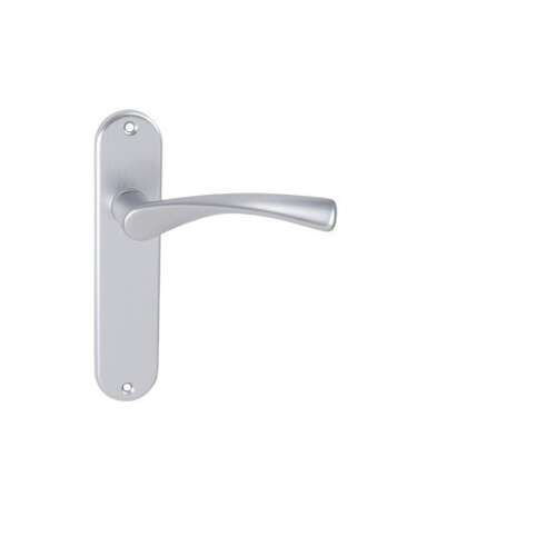 Gréta Pro Short Shield Satin Stainless Steel Door Handle 55 mm BB