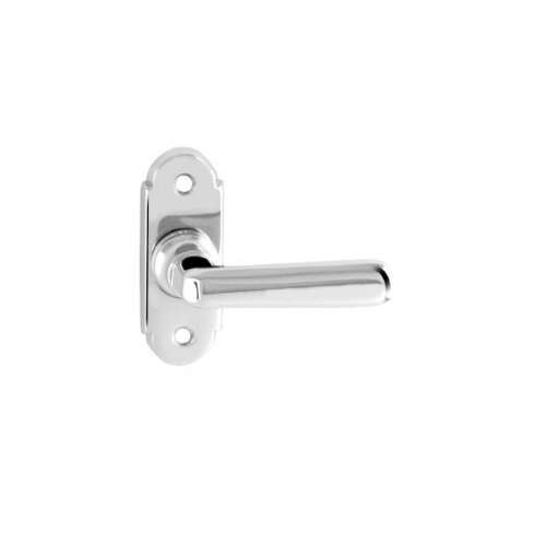 Olasz Alt Wien L-shaped door handle in chrome finish