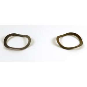 Two wavy spring washers, 16mm, for use with screws and bolts - Fastener