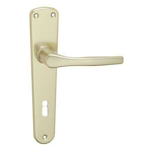 Cala Pajzsos F2 Alu Pezsgő 85 mm WC door handle, silver finish, aluminum, for interior doors - Open shutter