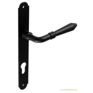 Mâner de ușă din fier forjat negru VALENTINA PERFEKTO, 90 mm BB - Construcții și renovări