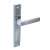 Star Pajzsos Szatén Króm Felület 88 mm WC door handle, satin chrome finish