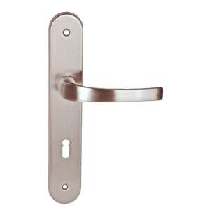 Porto Projekt Satin Chrome Door Handle 85mm BB - Open shutter