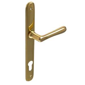 Nosztalgia Original Stefánia Brass Door Handle with Escutcheon - Gomboss