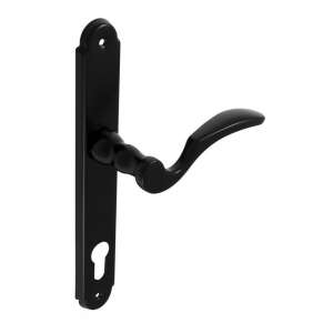 Martin Black Door Handle with Keyhole - Gomboss