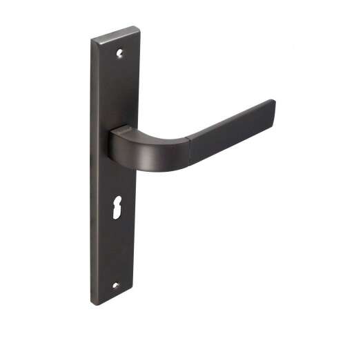 Fox Pajzsos Antracit/Grafit Szürke 55 mm WC door handle, black, modern design