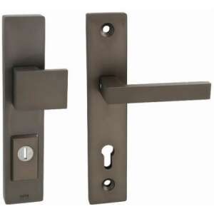 Forte Biztonsági Cilindervédős Ajtókilincs, Antracit/Grafit Szürke, 92 mm PZ, Gomb/Kilincs - Perfekto Ajtógomb & Kilincs