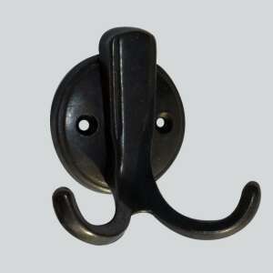 Black double hook, M357-M358, Fogas brand - Standing hanger