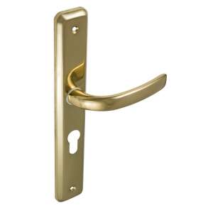 Márton Réz 72 mm door handle, gold finish - Gomboss