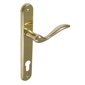 Molli Réz 88 mm PZ door handle, gold finish - Gomboss Door Knobs & Handle