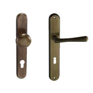 Olasz Elegant antik ajtókilincs szett gombbal és karral - Ajtó