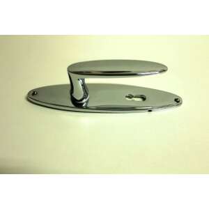 Francia Lesklá chrómová kľučka dverí - 55 mm BB Kľúčová dierka - Gomboss Gule a kľučky dverí