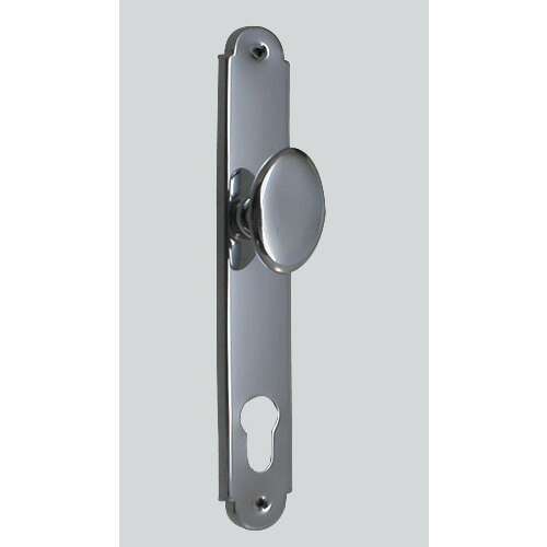 Alt Wien Fényes Króm 90 mm PZ Door Knob and Handle, Chrome Finish